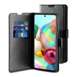 Samsung Galaxy A71 - Gel - Wallet Case - Black