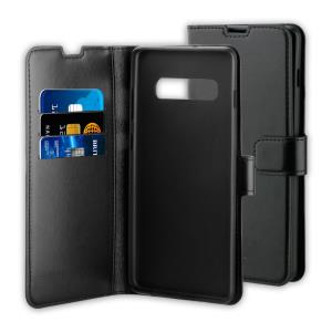 Samsung Galaxy S10 Case - Gel Wallet Case With Space For 3 Cards Black