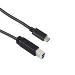 USB-c To USB-b 3.1 Gen2 10gbps (1m Cable 3a) Black