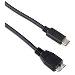 USB-c To Micro Micro B 3.1 Gen2 10gbps (1m Cable 3a) Black