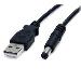 USB To Type M Barrel 5v Dc Power Cable 3ft