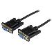 Null Modem Cable Female To Female Rs232 Serial 2m Black